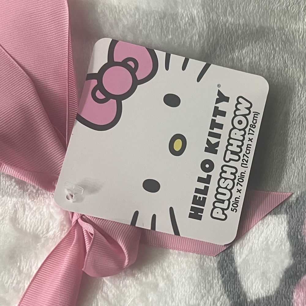 NWT Hello Kitty Plush Throw